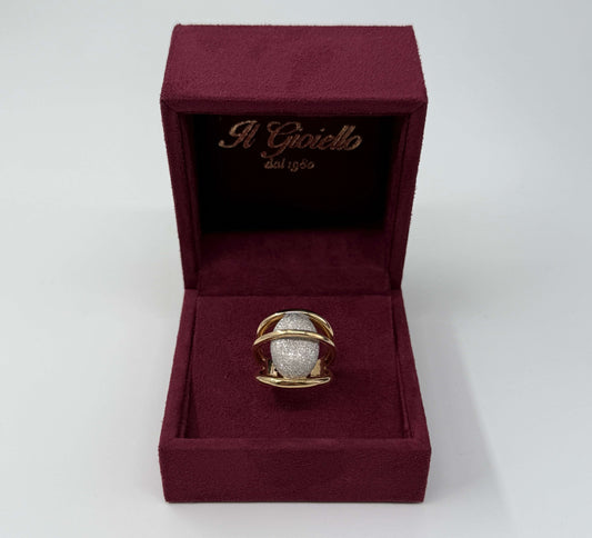 ANELLO IN ORO 18KT BICOLOR