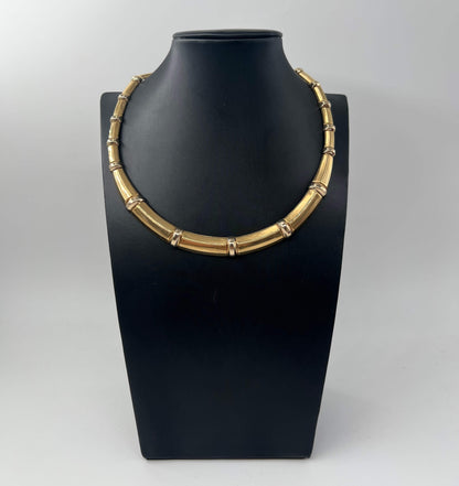 COLLANA ORO 18KT BICOLOR