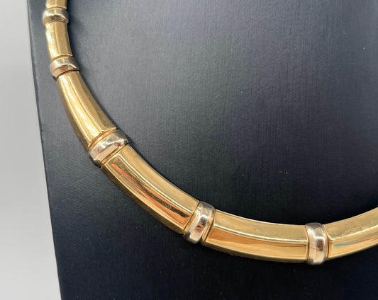COLLANA ORO 18KT BICOLOR