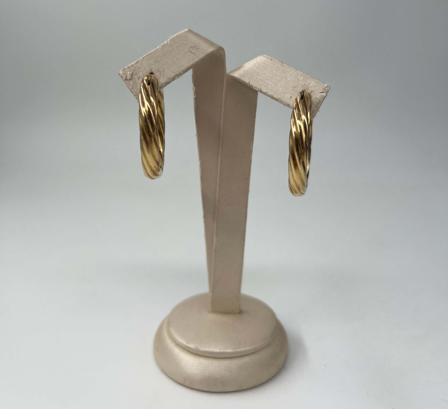 COPPIA DI ORECCHINI ORO 18KT GIALLO