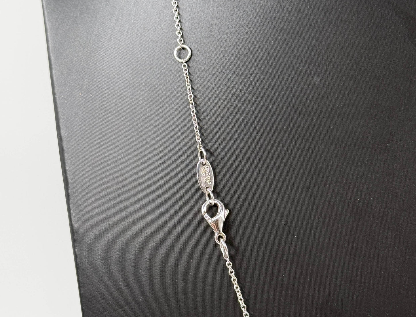 COLLANA ORO 18KT BIANCA CON DIAMANTI