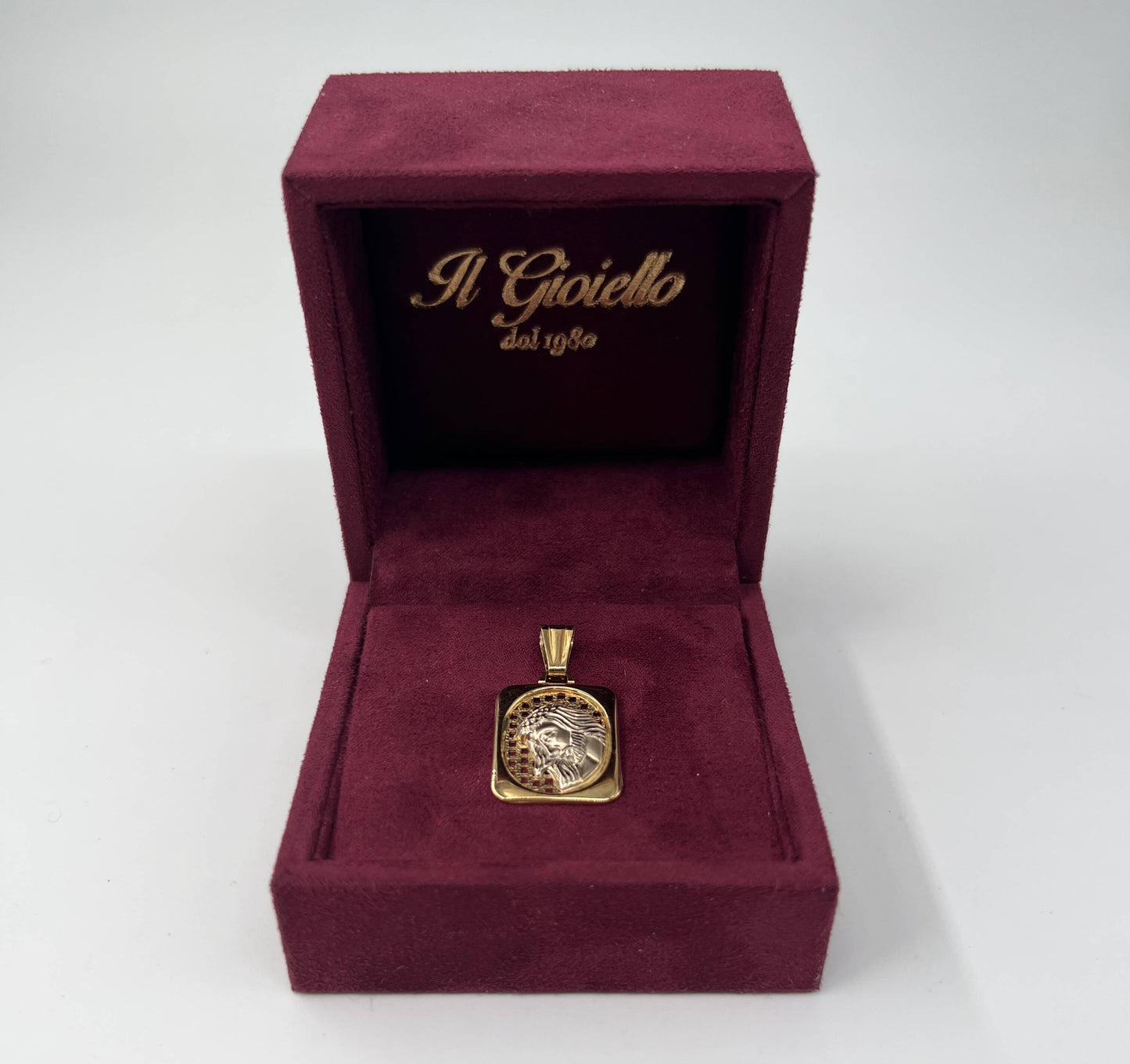 CIONDOLO ORO 18KT BICOLOR