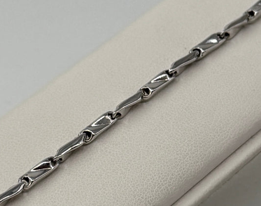 BRACCIALE 18 KT BIANCO