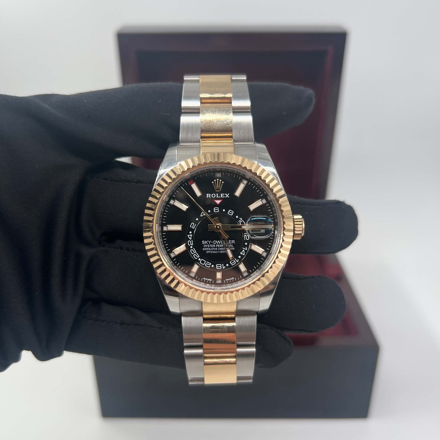 ROLEX SKY-DWELLER ACCIAIO ORO
