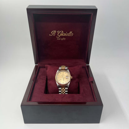 ROLEX DATE-JUST ACCIAIO ORO