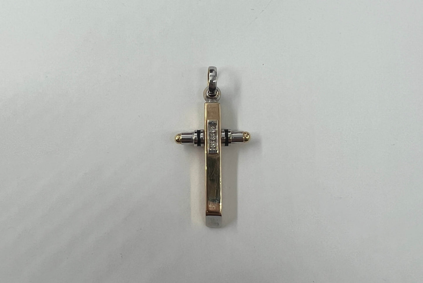 CIONDOLO ORO 18KT BICOLOR