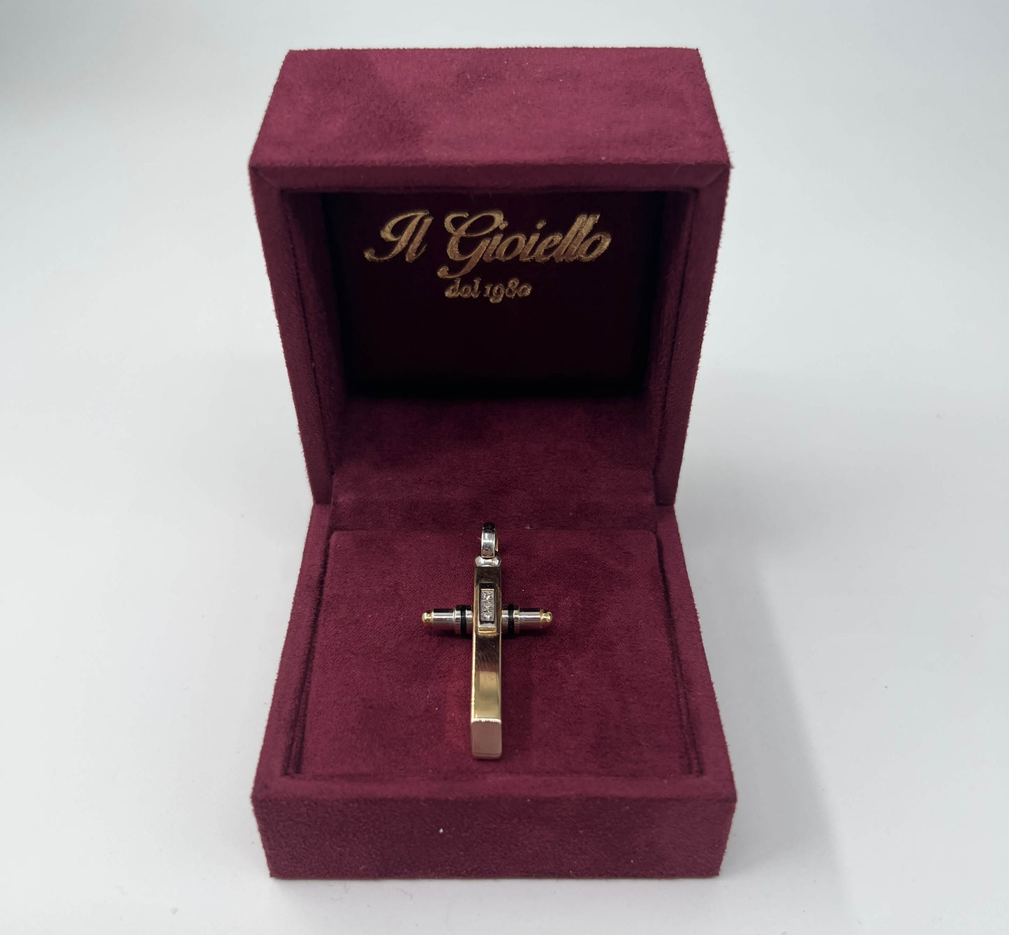 CIONDOLO ORO 18KT BICOLOR