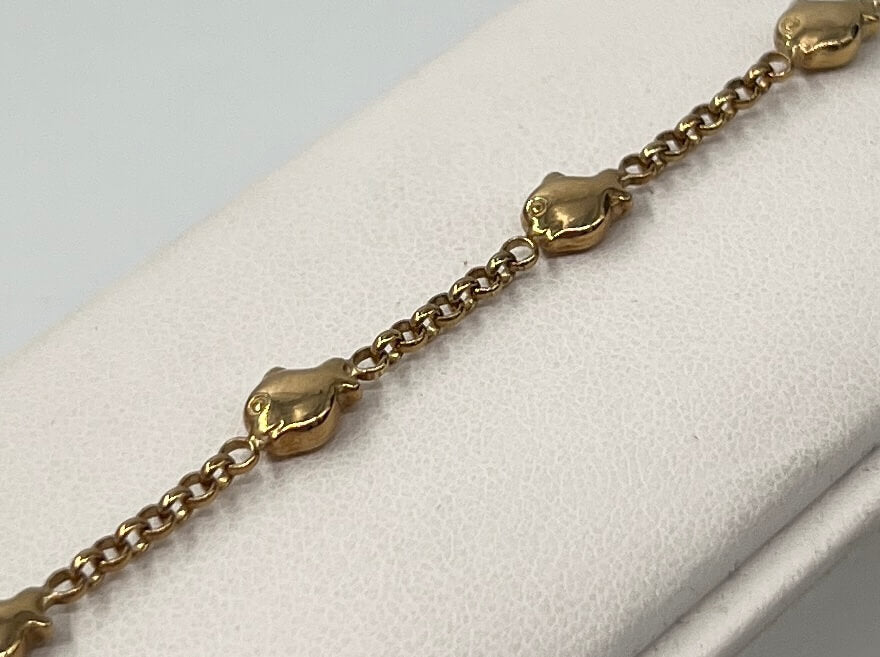 BRACCIALE 18 KT GIALLO