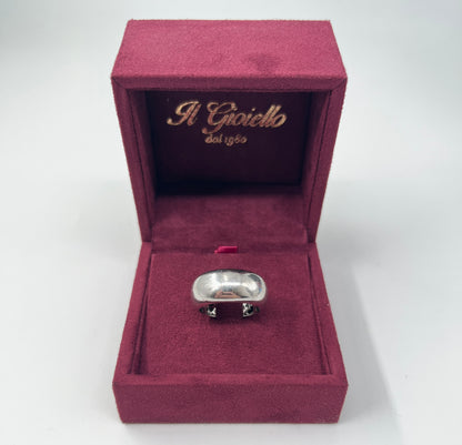 ANELLO IN ORO 18KT BIANCO