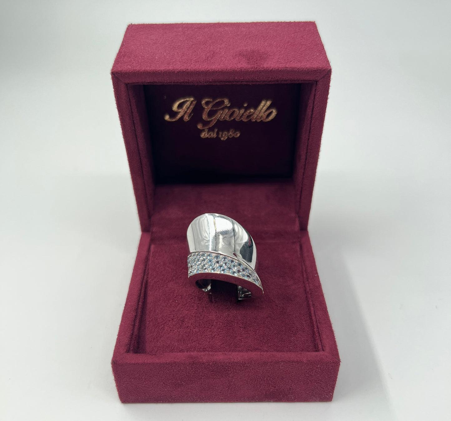 ANELLO IN ORO 18KT BIANCO