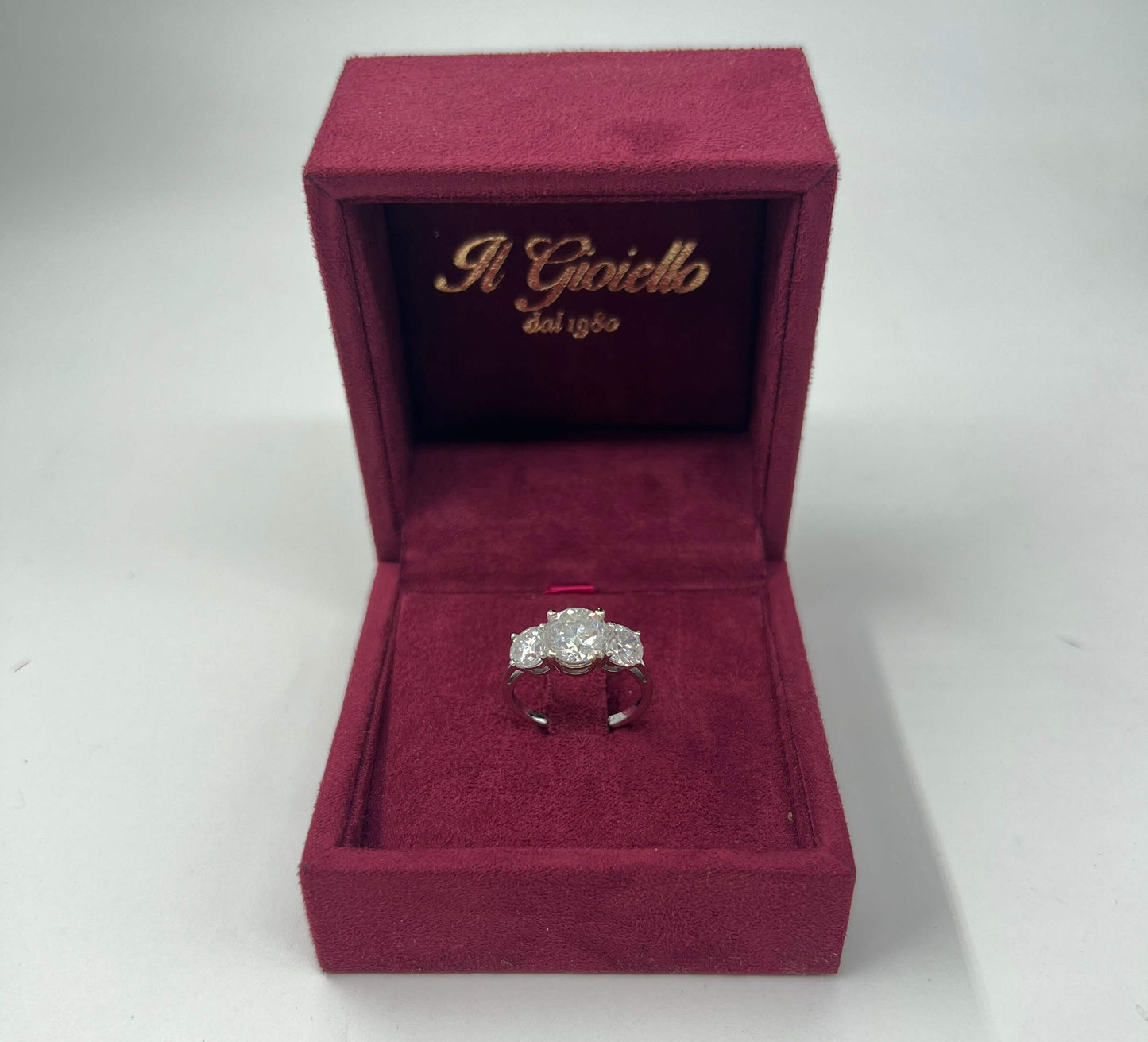 ANELLO TRILOGY IN ORO 18KT BIANCO