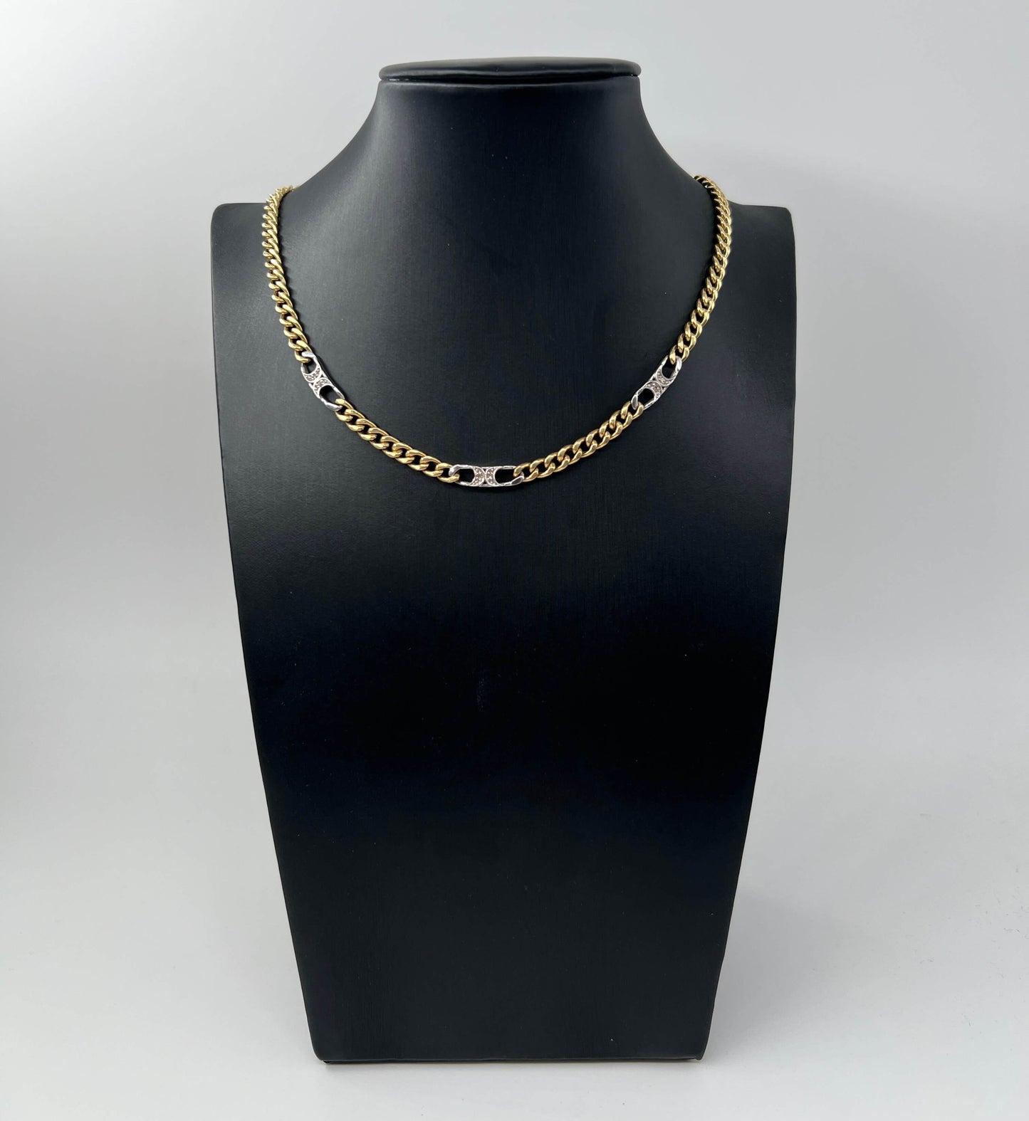 COLLANA ORO 18KT BICOLOR