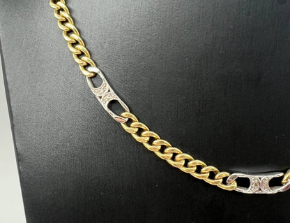 COLLANA ORO 18KT BICOLOR
