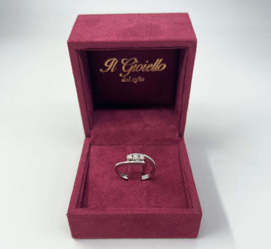 ANELLO TRILOGY IN ORO 18KT BIANCO