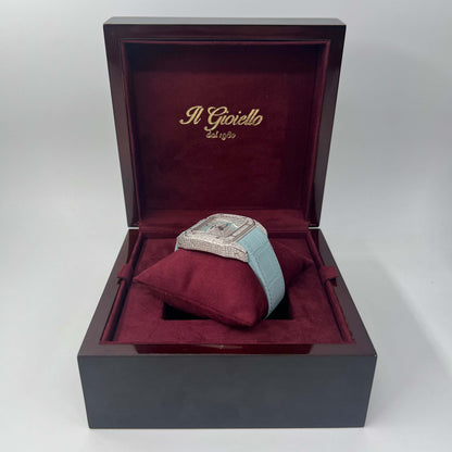 CARTIER SANTOS XL CUSTOM "TIFFANY"