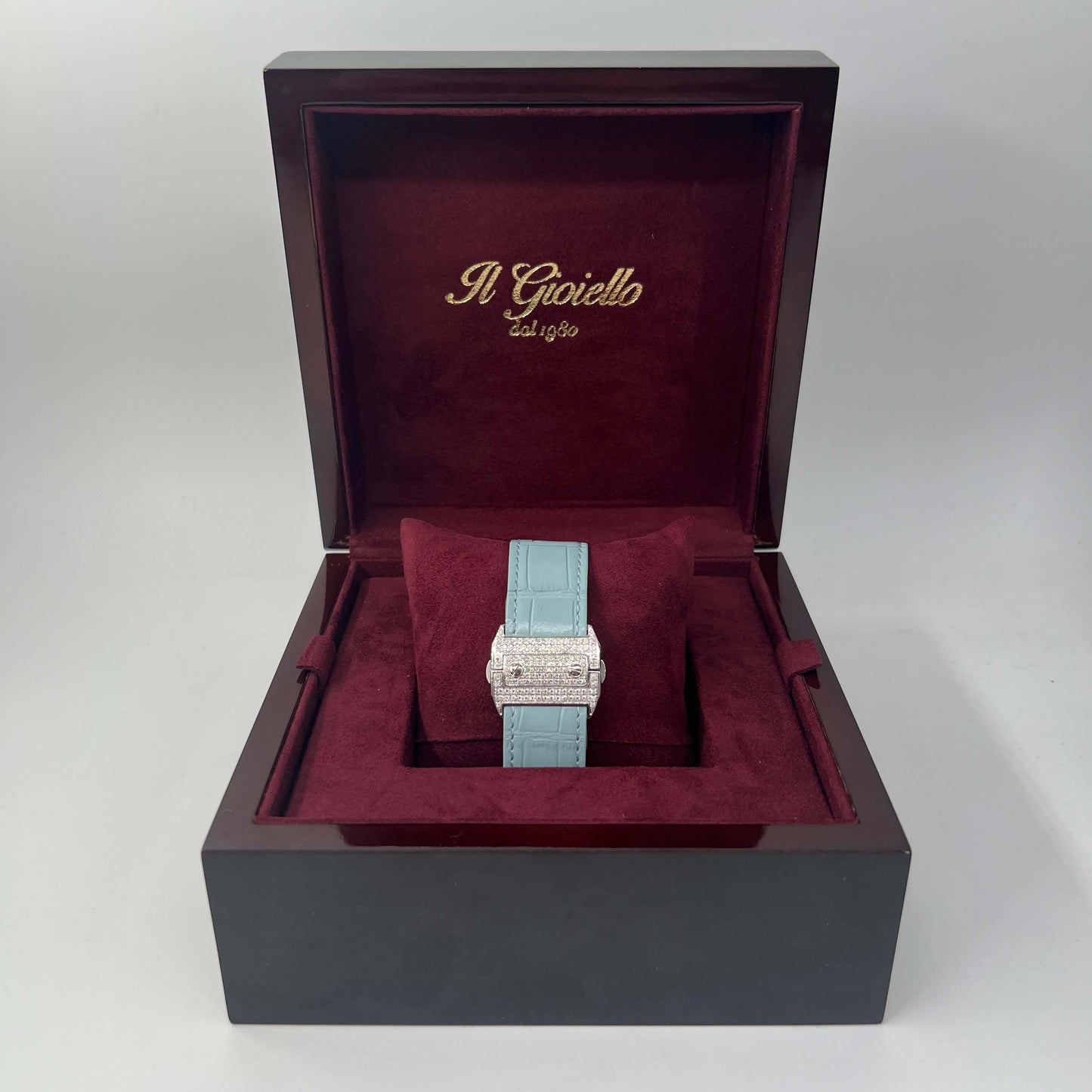 CARTIER SANTOS XL CUSTOM "TIFFANY"