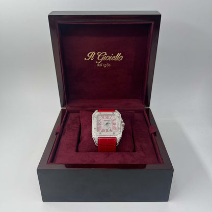 CARTIER SANTOS XL CUSTOM "RED"