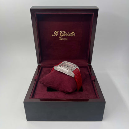 CARTIER SANTOS XL CUSTOM "RED"