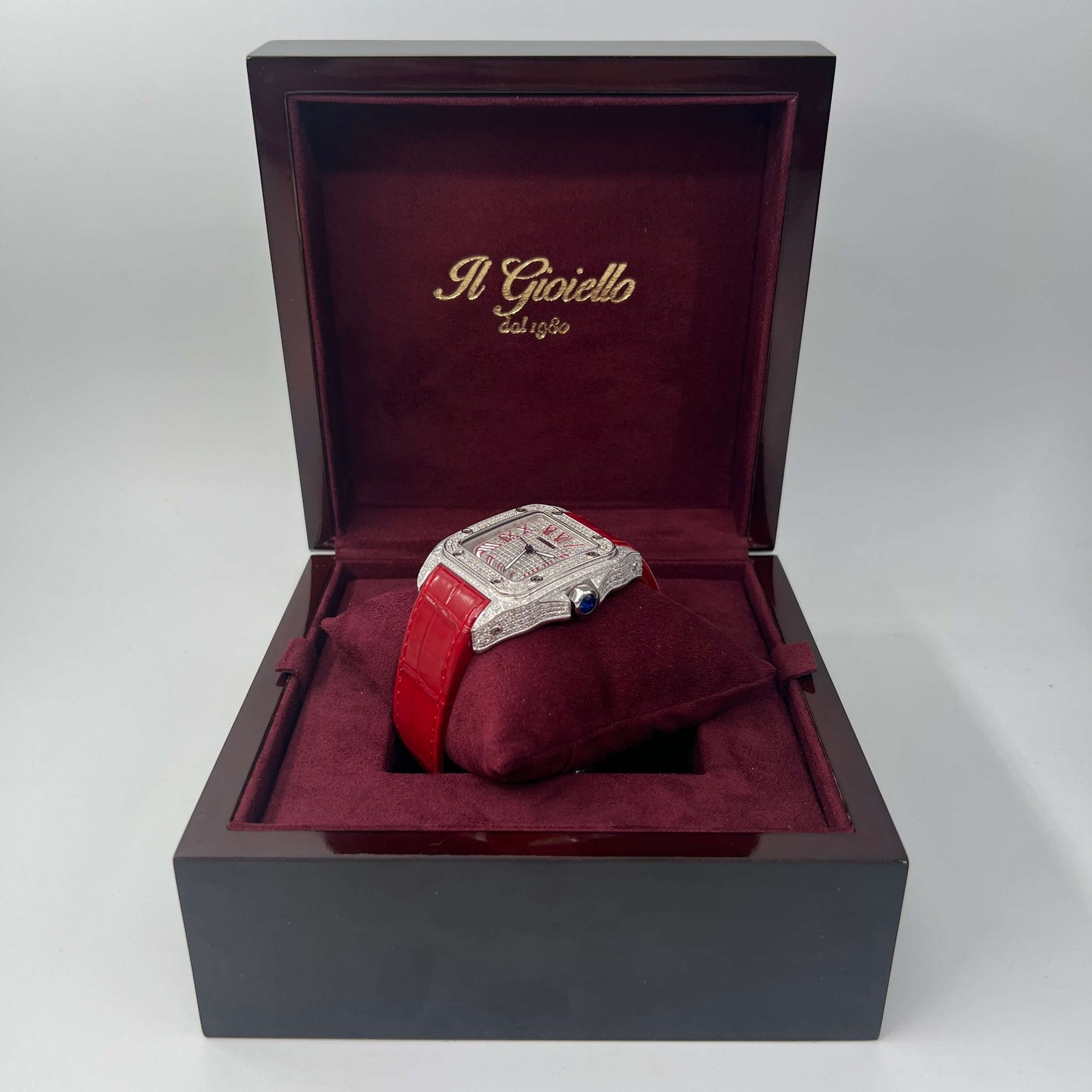 CARTIER SANTOS XL CUSTOM "RED"