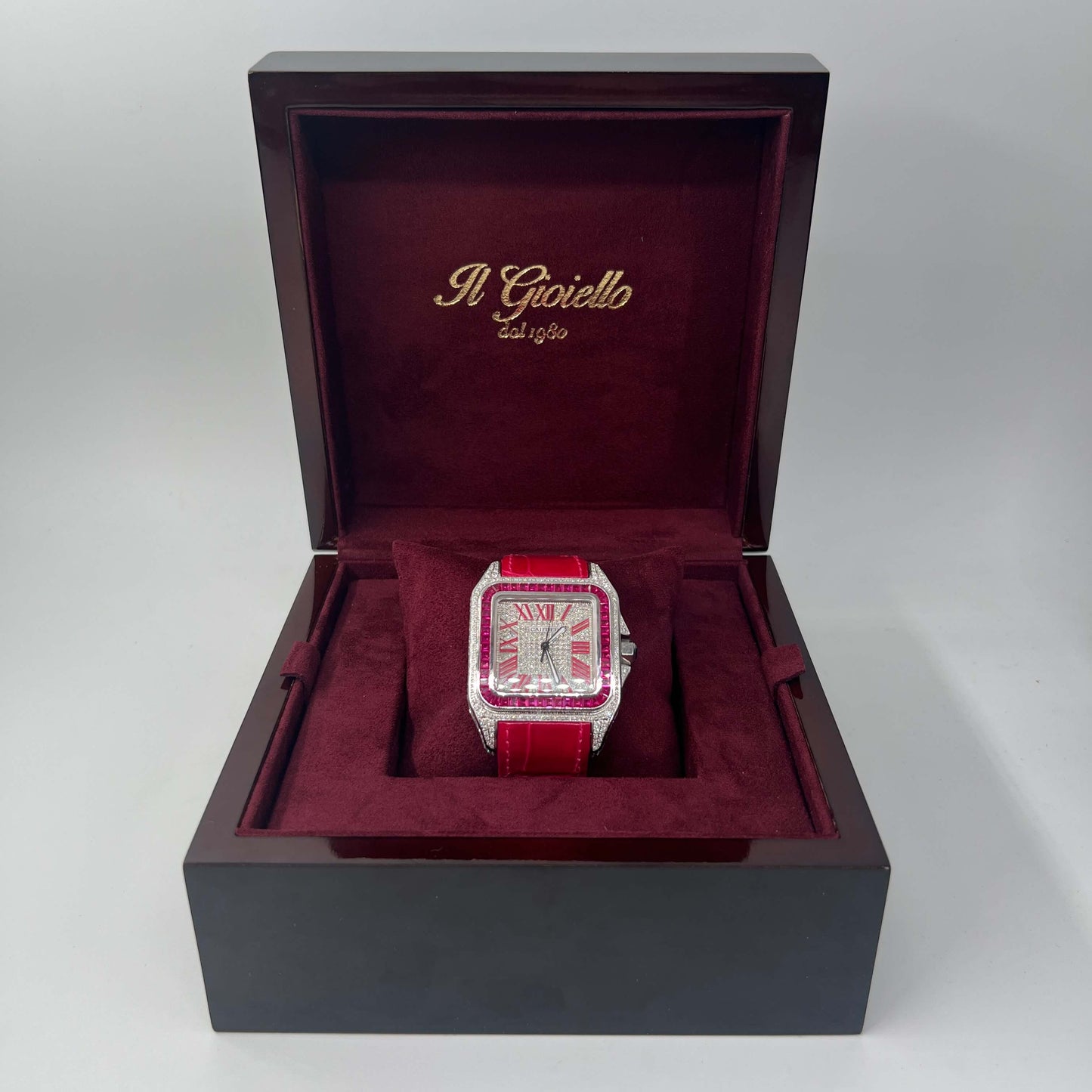 CARTIER SANTOS XL CUSTOM "CHERRY"