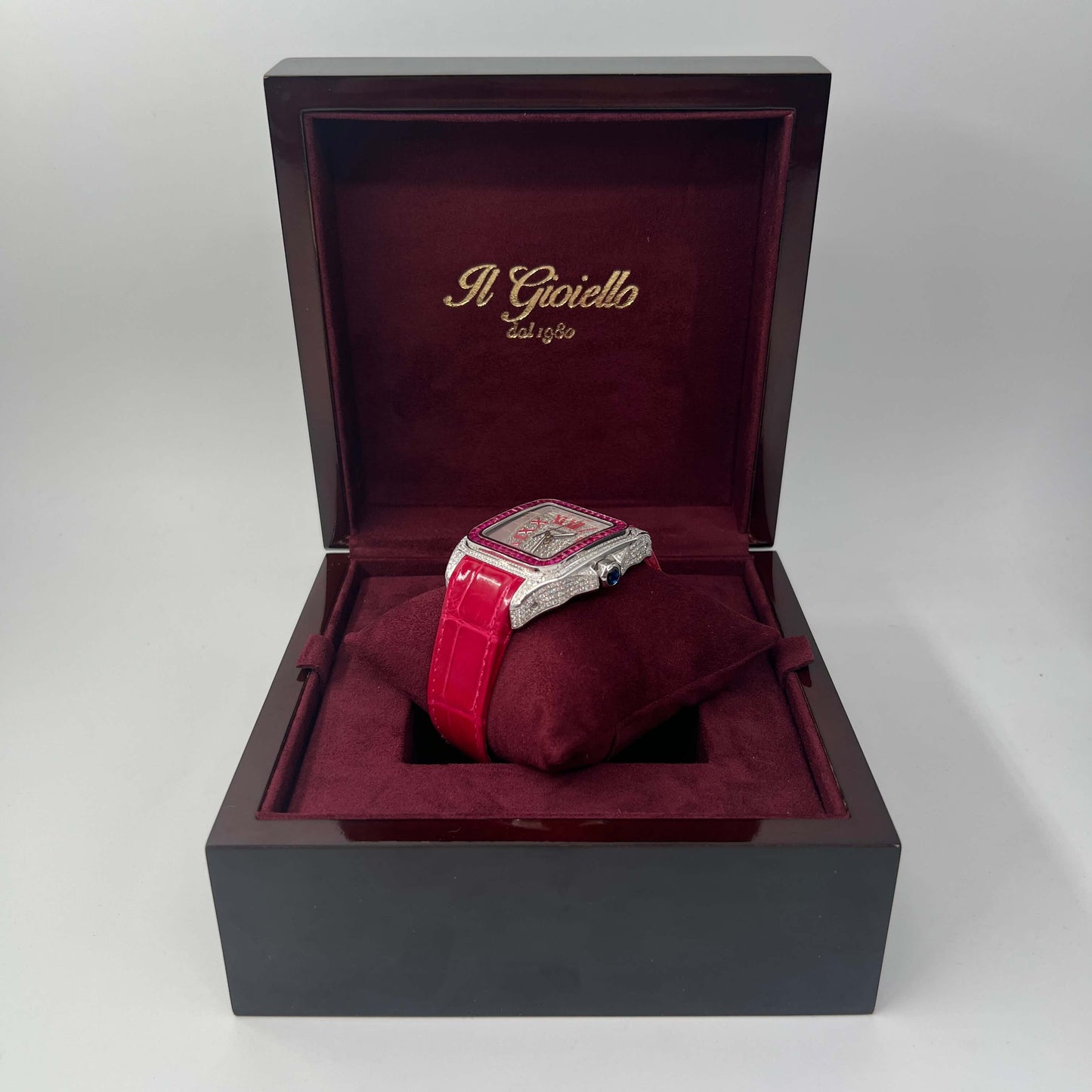 CARTIER SANTOS XL CUSTOM "CHERRY"