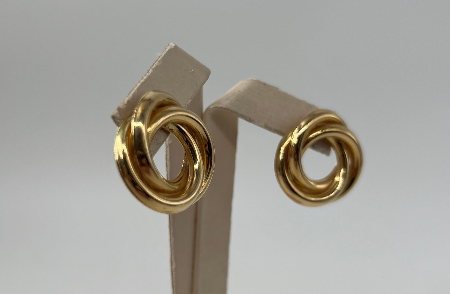 COPPIA DI ORECCHINI ORO 18KT GIALLO