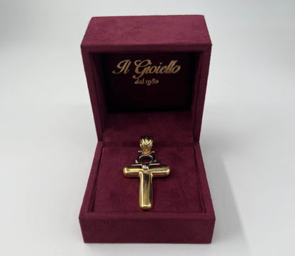 CIONDOLO ORO 18KT BICOLOR