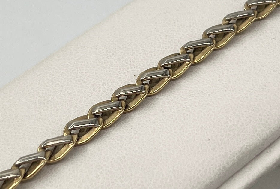 BRACCIALE 18 KT BICOLOR