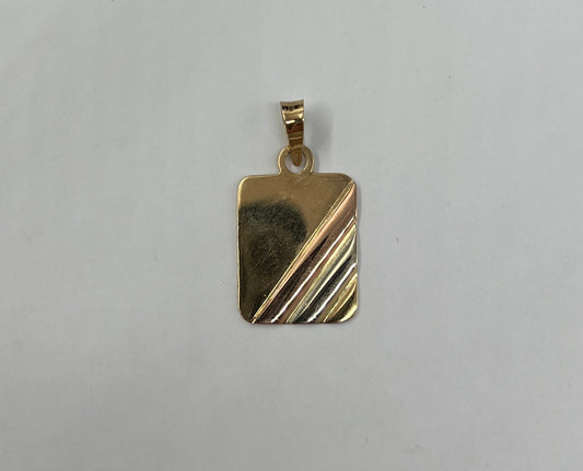 CIONDOLO ORO 18KT TRICOLOR