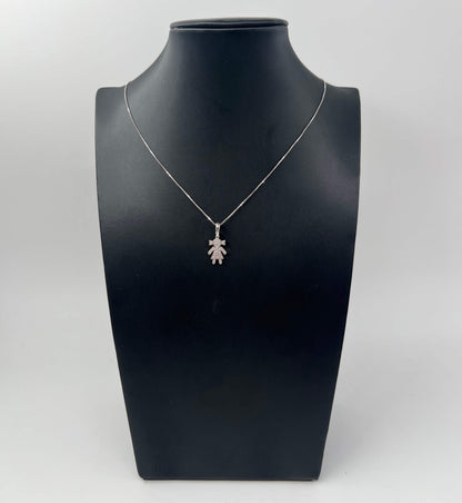 COLLANA ORO 18KT BIANCA