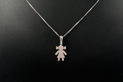 COLLANA ORO 18KT BIANCA