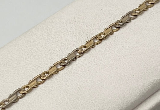 BRACCIALE 18 KT BICOLOR