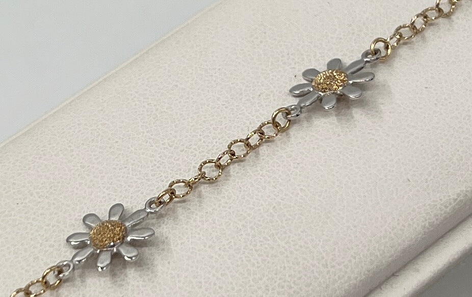 BRACCIALE 18 KT BICOLOR