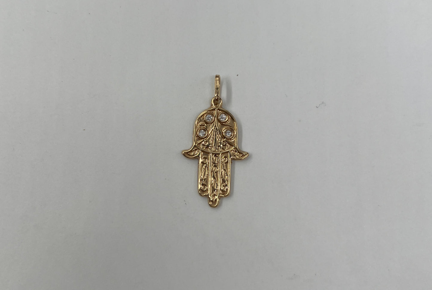 CIONDOLO ORO 18KT GIALLO CON DIAMANTI