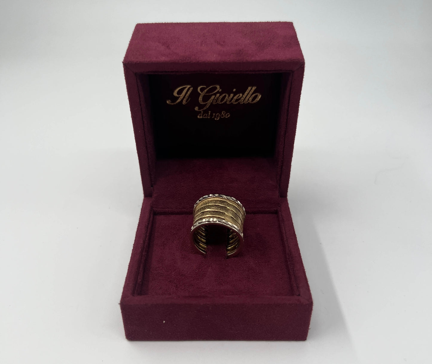 ANELLO IN ORO 18KT BICOLOR