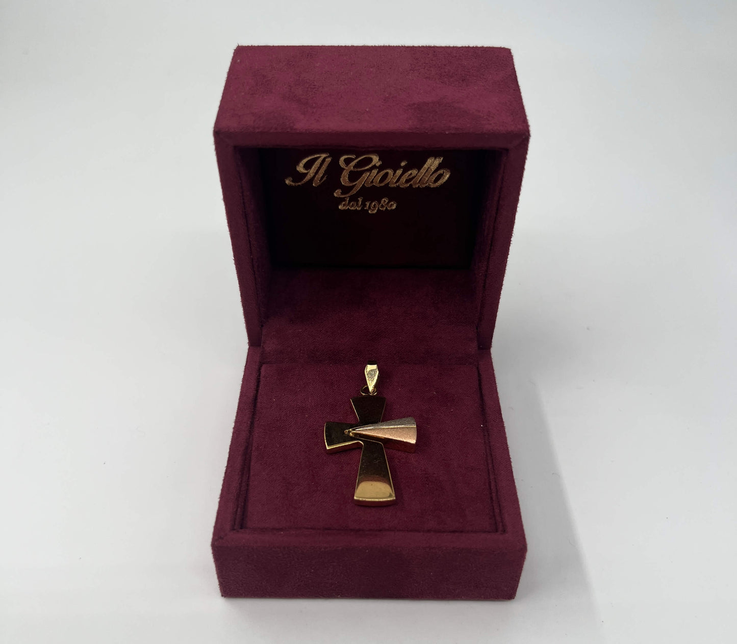 CIONDOLO ORO 18KT TRICOLOR