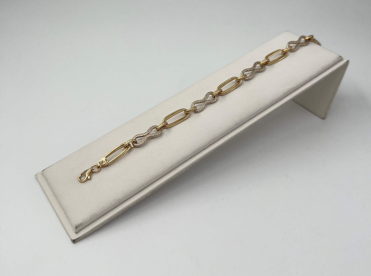 BRACCIALE 18 KT BICOLOR