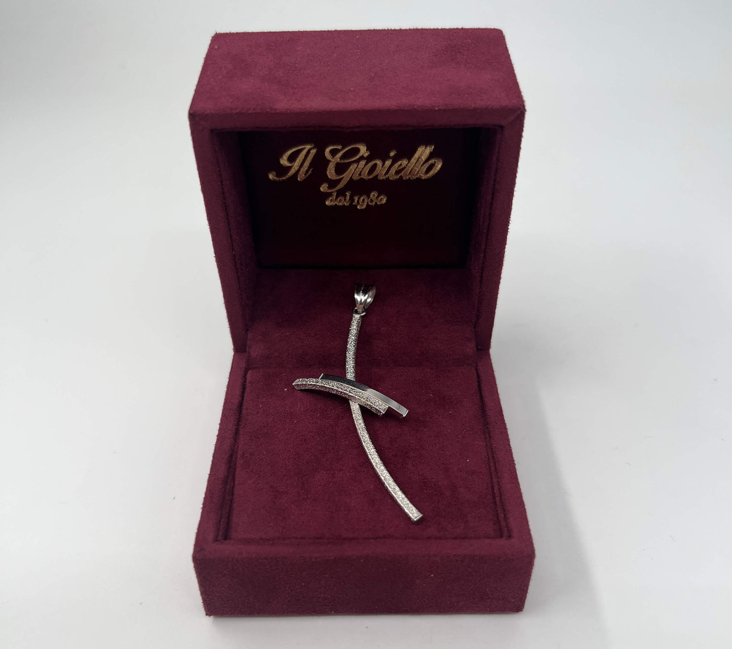 CIONDOLO ORO 18KT BIANCO