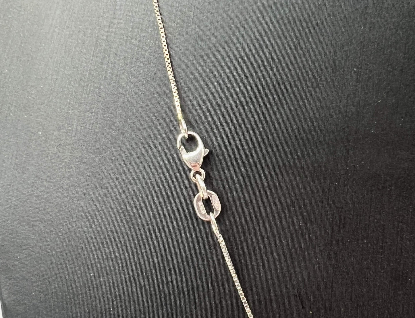 COLLANA ORO 18KT BIANCA CON CIONDOLO BICOLOR