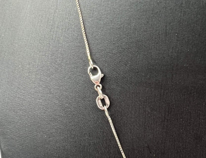 COLLANA ORO 18KT BIANCA CON CIONDOLO BICOLOR