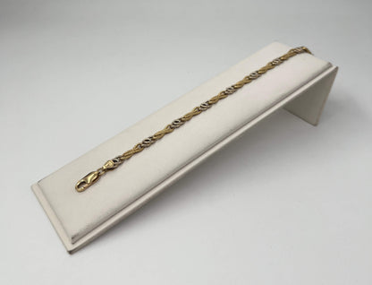 BRACCIALE 18 KT BICOLOR