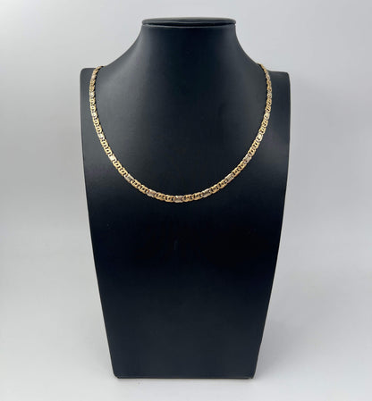 COLLANA ORO 18KT BICOLOR