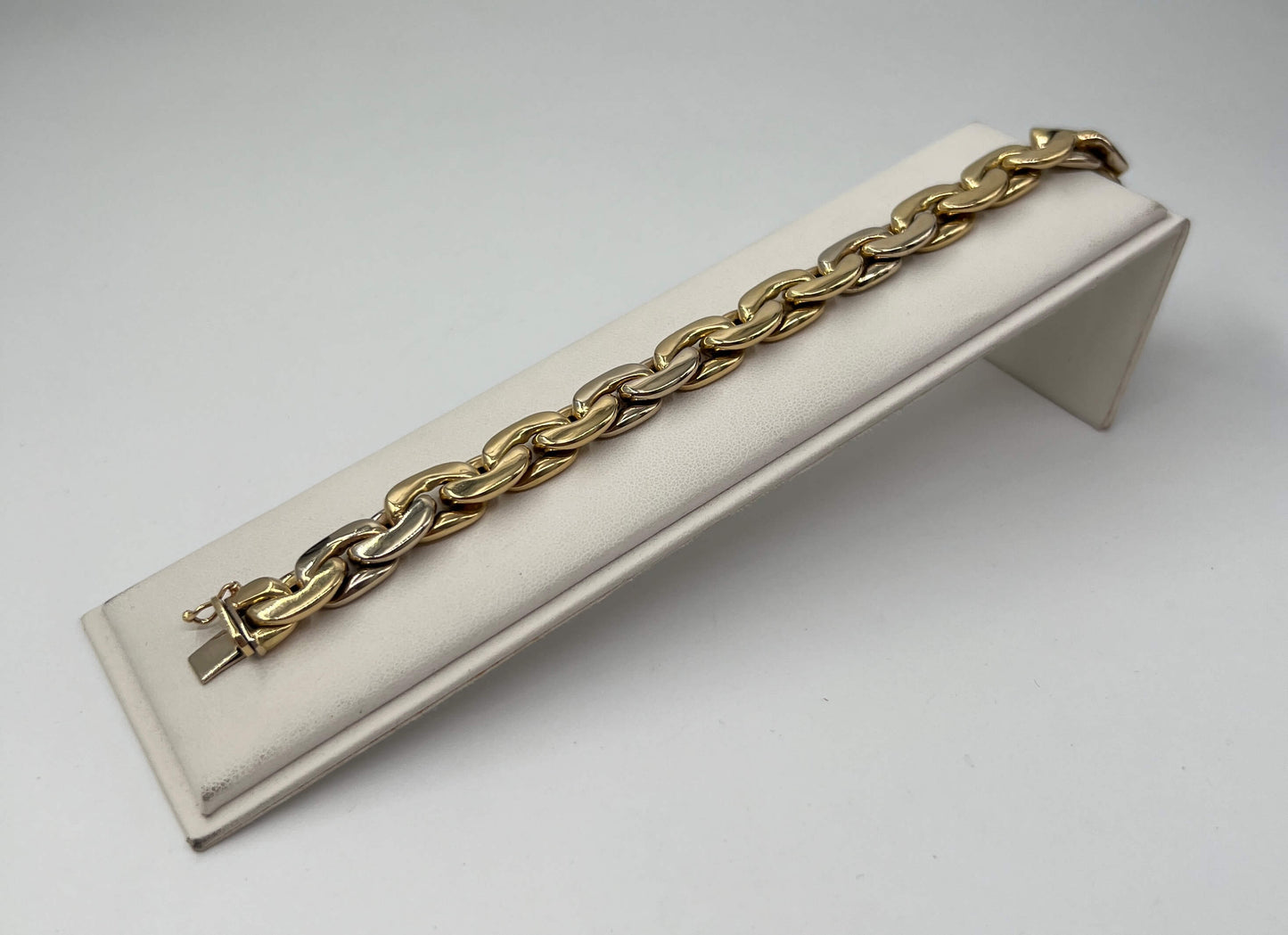 BRACCIALE 18 KT BICOLOR