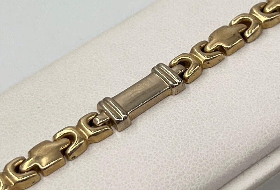 BRACCIALE 18 KT BICOLOR