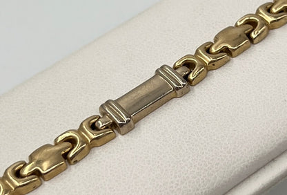 BRACCIALE 18 KT BICOLOR