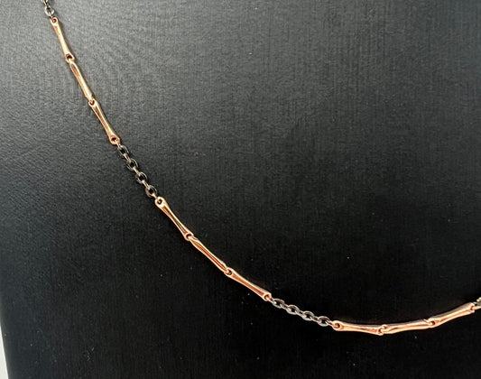 COLLANA ORO 18KT BICOLOR