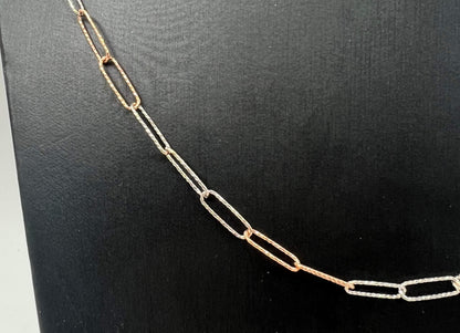 COLLANA ORO 18KT BICOLOR