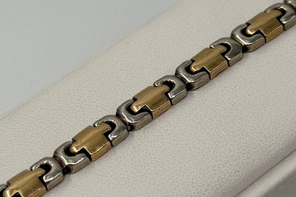 BRACCIALE 18 KT BICOLOR