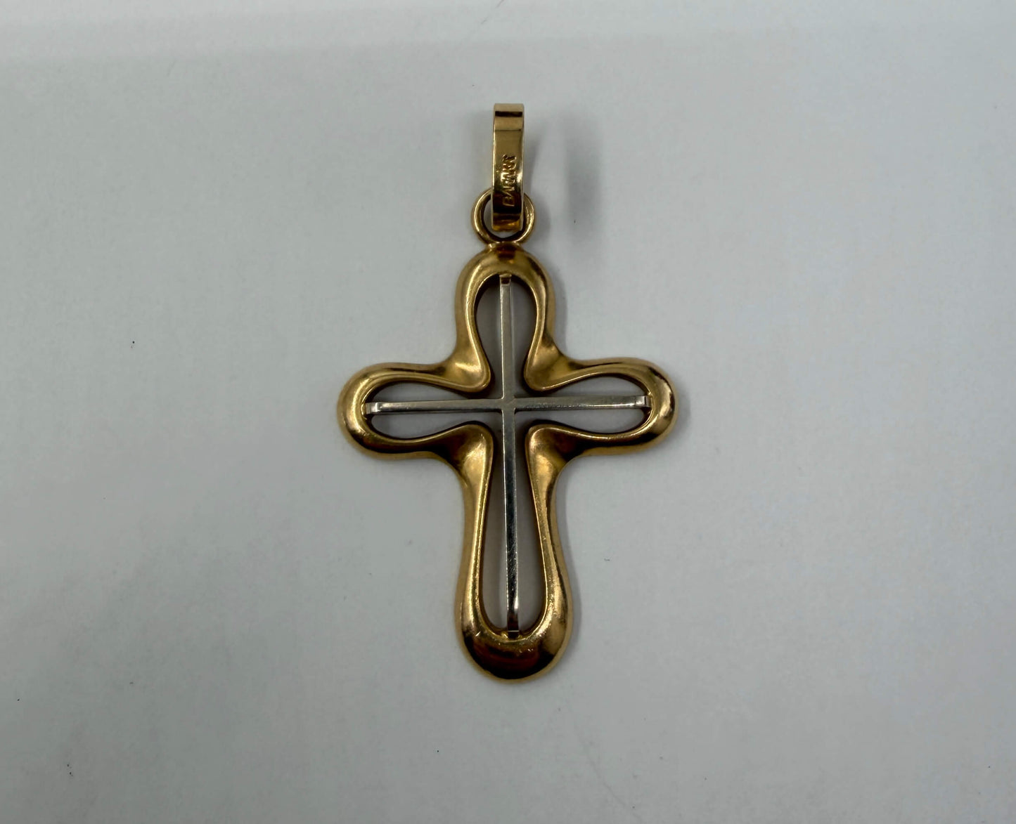 CIONDOLO ORO 18KT BICOLOR