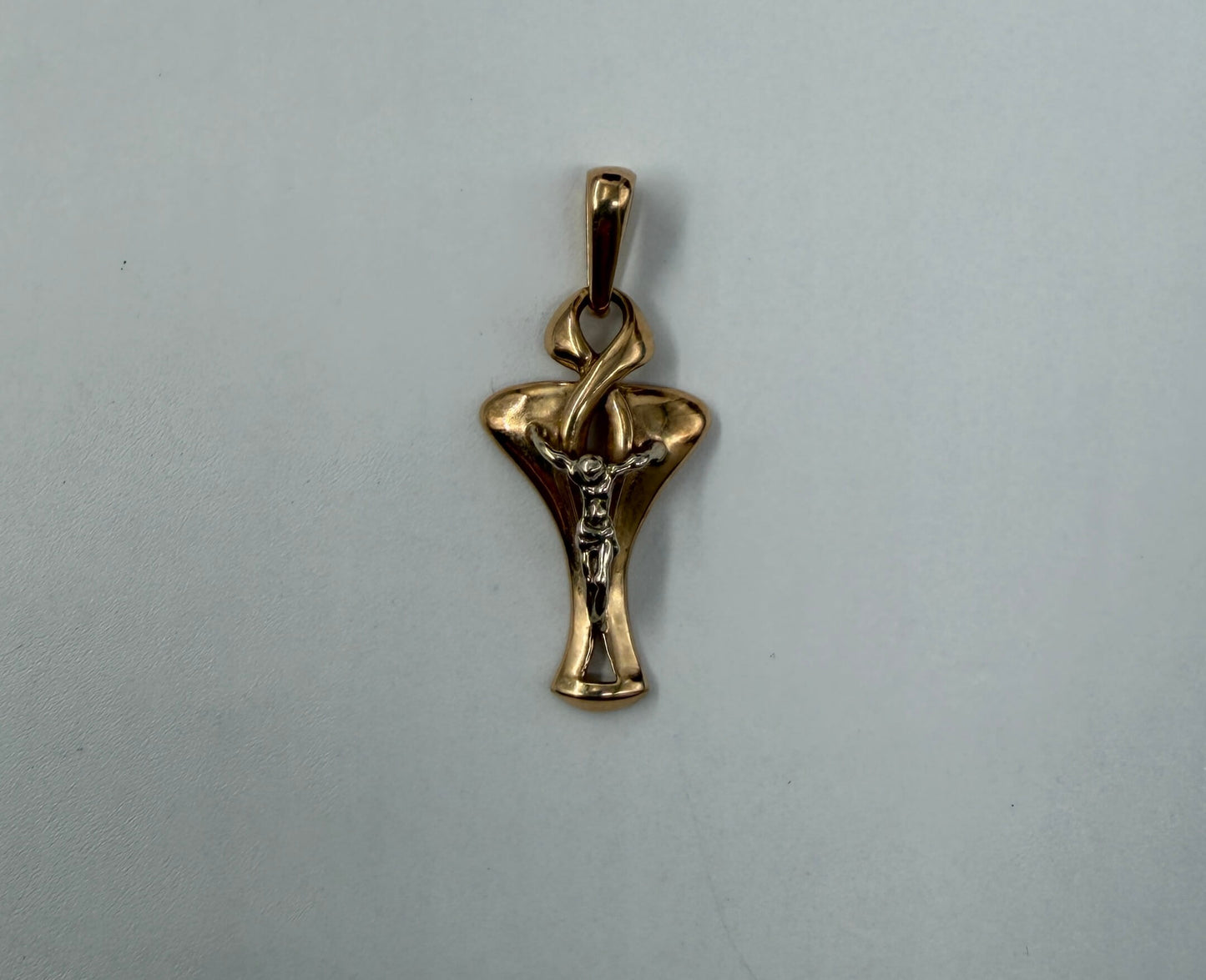 CIONDOLO ORO 18KT BICOLOR